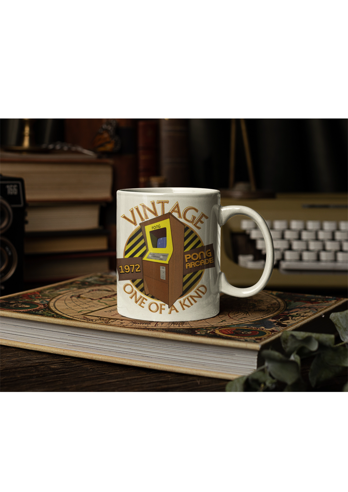 70s Vintage Pong Arcade 1972 Mug