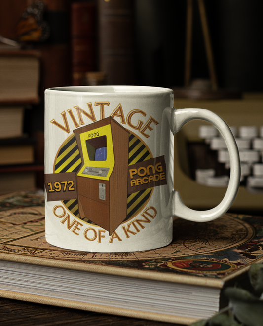 70s Vintage Pong Arcade 1972 Mug